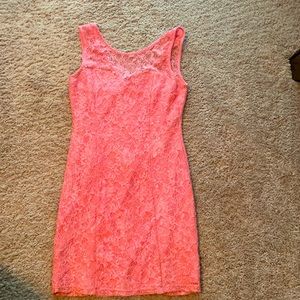 Pink cocktail dress